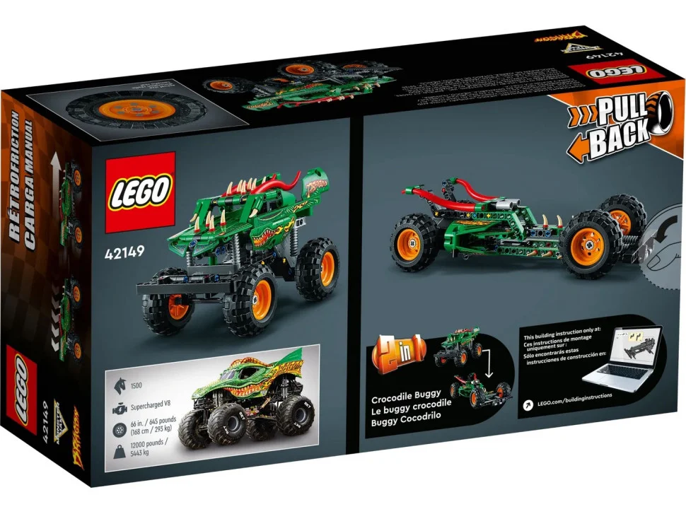 Конструктор LEGO Technic Monster Jam™ Dragon™ 42149