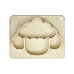 Силиконовая тарелка-коврик "Баранчик" Mega Zayka MGZ-0125(Beige) 18х23 см Силиконовая тарелка-коврик "Баранчик" Mega Zayka MGZ-0125(Beige) 18х23 см