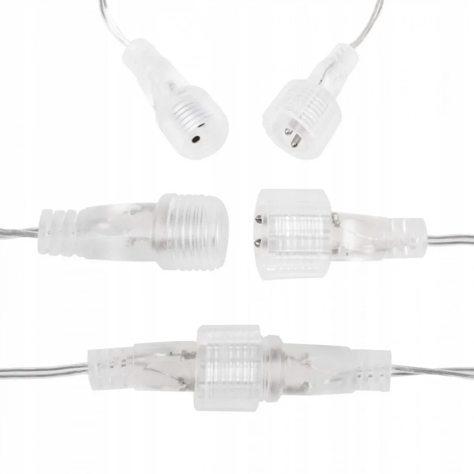 Гірлянда бахрома вулична Springos CL4011, 2 м 138 LED, Cold White