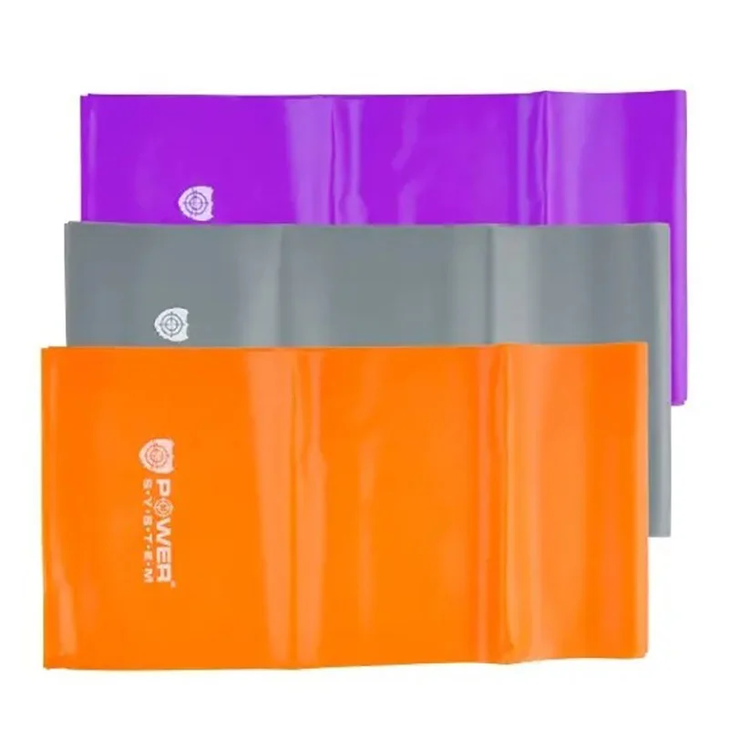 Лента-эспандер для спорта и реабилитации Resistance Band Set Power System PS-4007, 3 шт