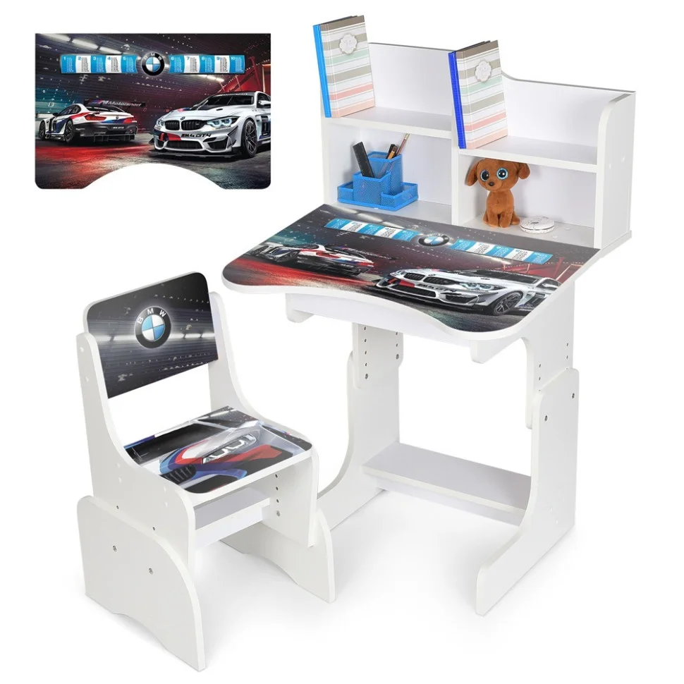 Детская Парта Bambi N 2071-7-1 белый, со стульчиком
