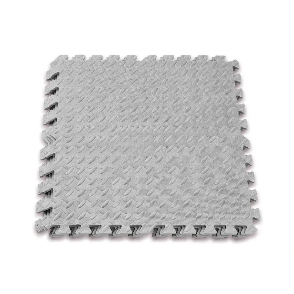 Мат-пазл (ласточкин хвост) SwallowTail EasyFit EF-1950-GY 60 х 60 см, серый