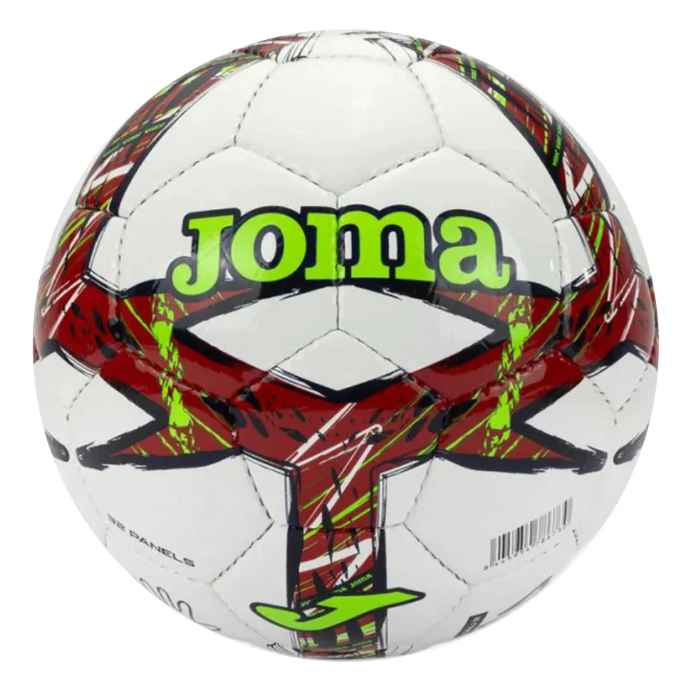 М'яч футбольний DALIII Joma 401412.206 білий, червоний, салатовий № 5