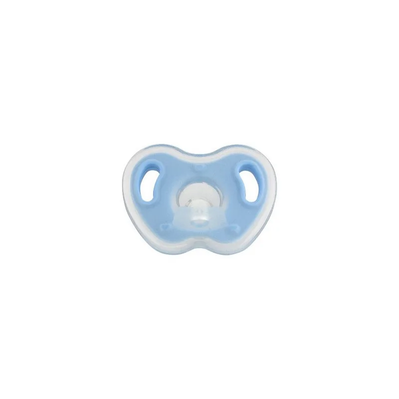 Силіконова пустушка класична Baby Team 3055_блакитна