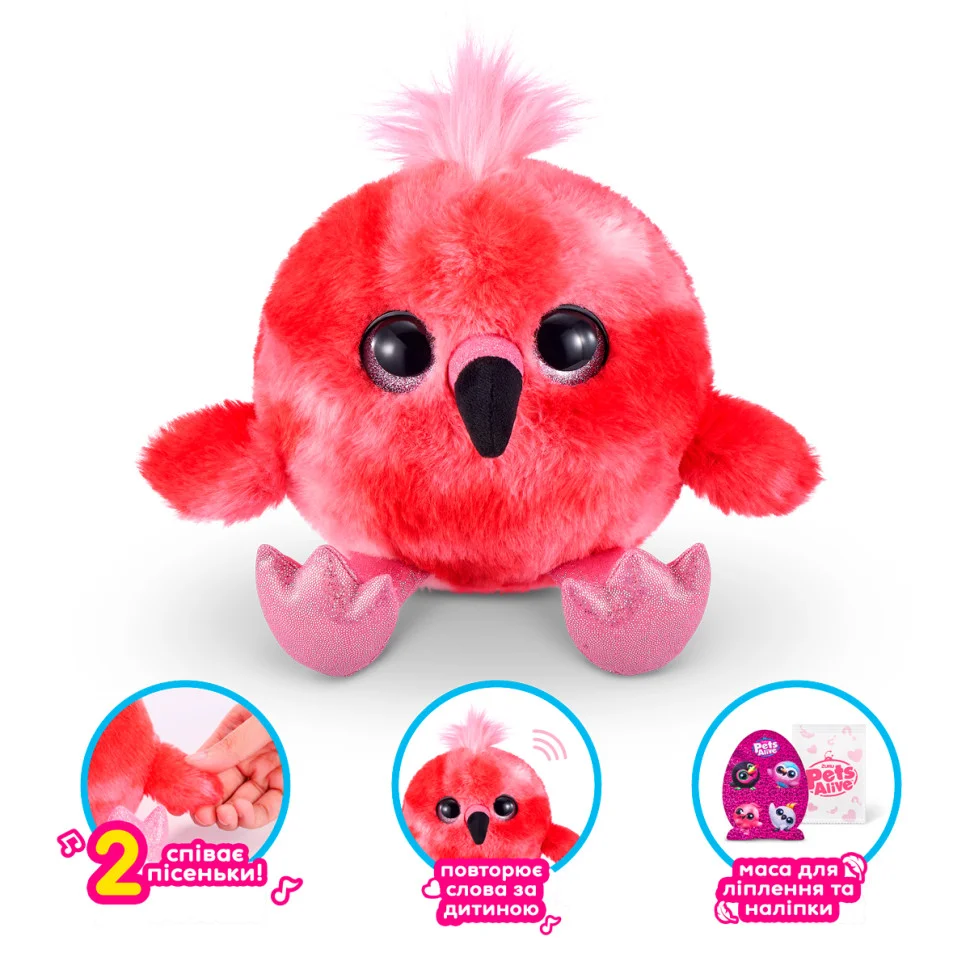 Интерактивный игровой набор PETS ALIVE S1 ВЕСЕЛЫЕ ПТИЧКИ 9537 в ассортименте