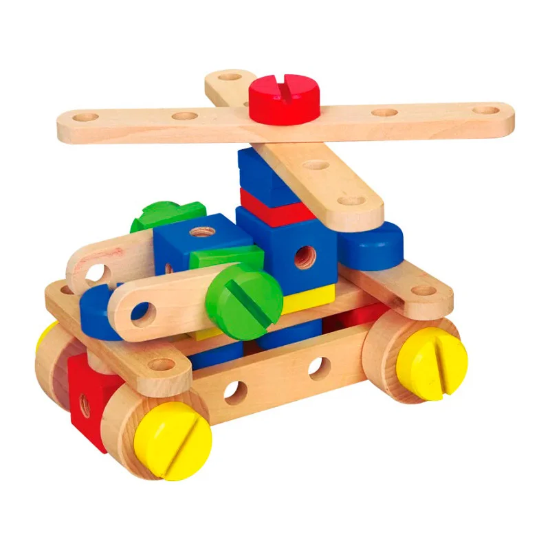 Дерев'яний конструктор Viga Toys 50490, 53 елементи