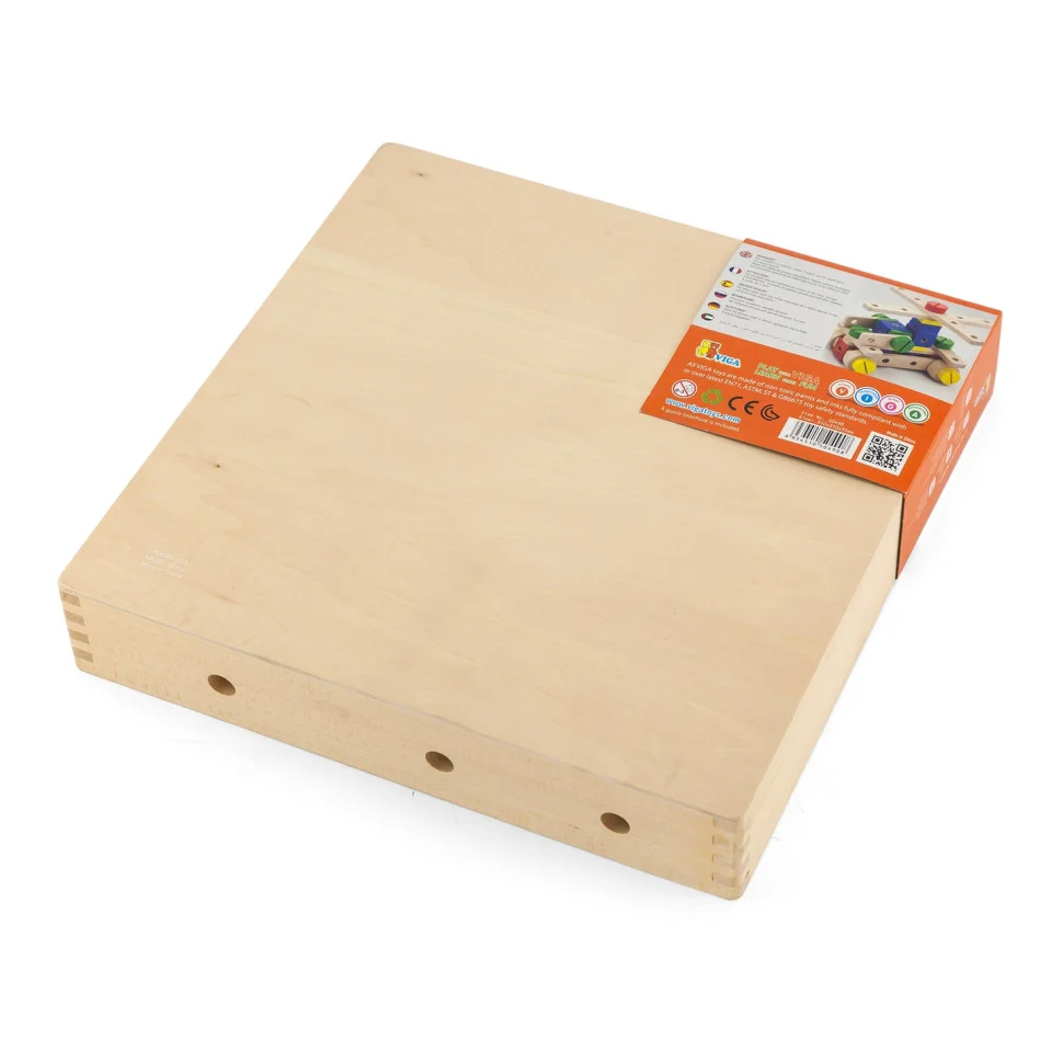 Дерев'яний конструктор Viga Toys 50490, 53 елементи