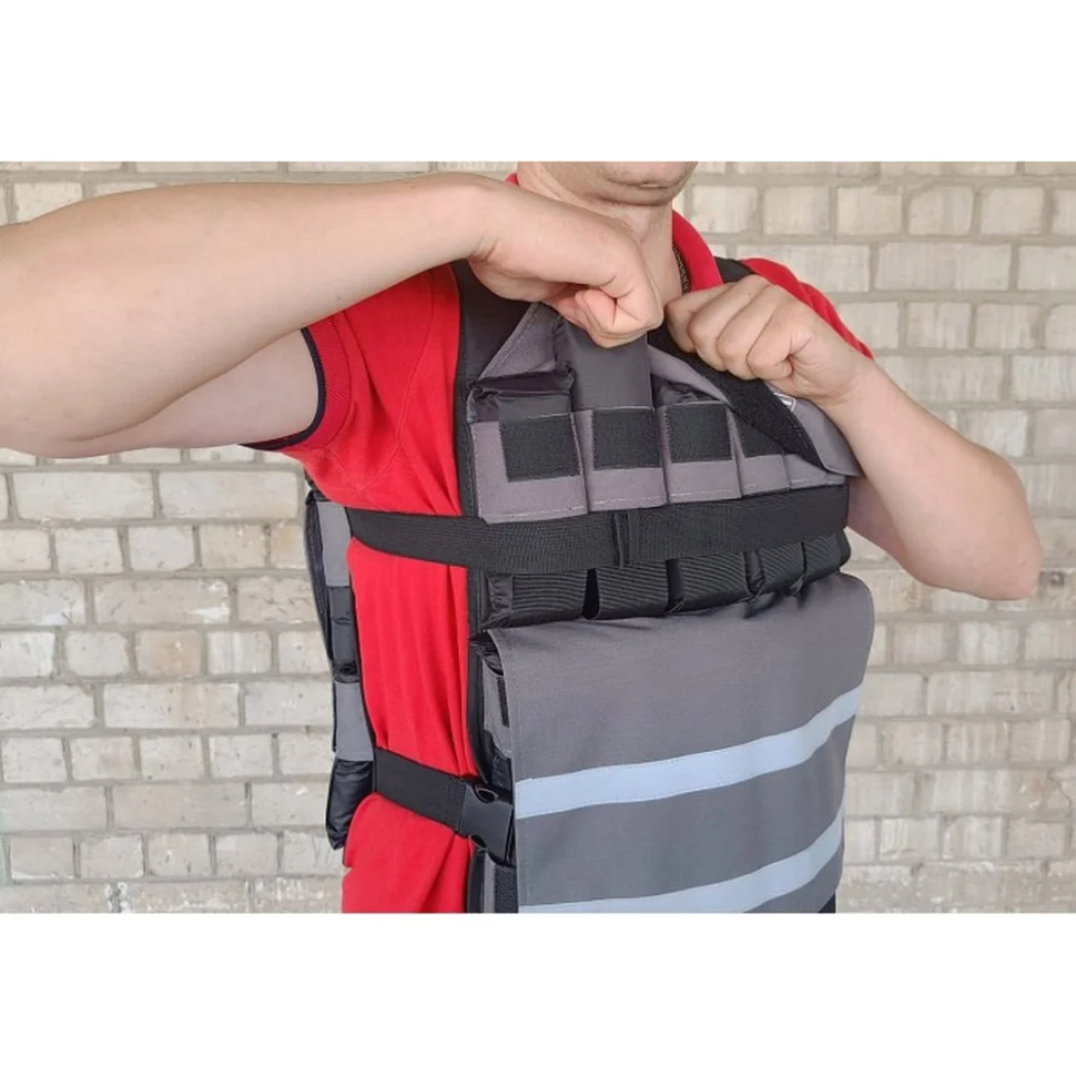 Жилет обважнювач набірний з кроком Armor EasyFit EF-WTV-180, 18 кг 0,5 кг