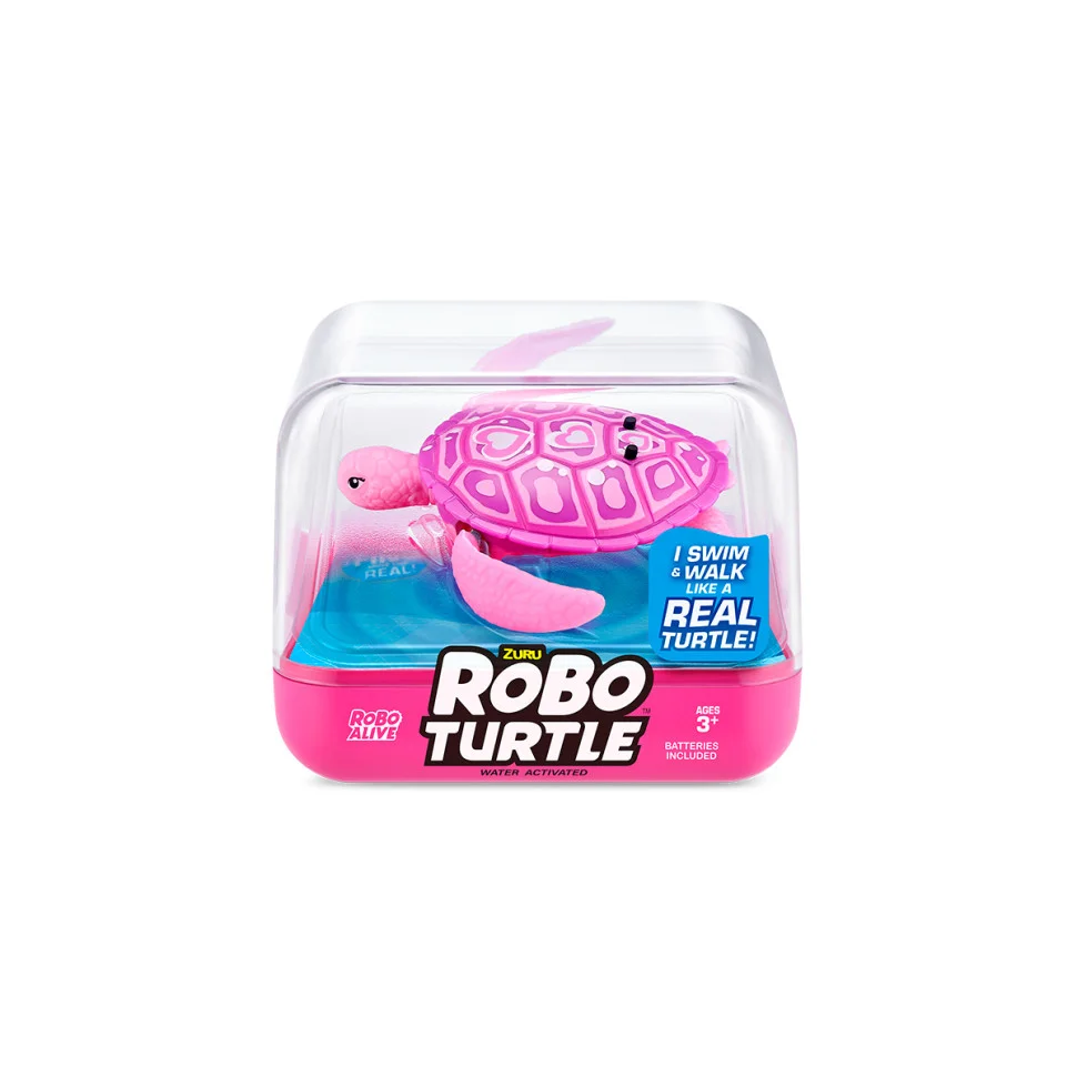 Интерактивная игрушка ROBO ALIVE – РОБОЧЕРЕПАХА 7192UQ1-2 фиолетовая