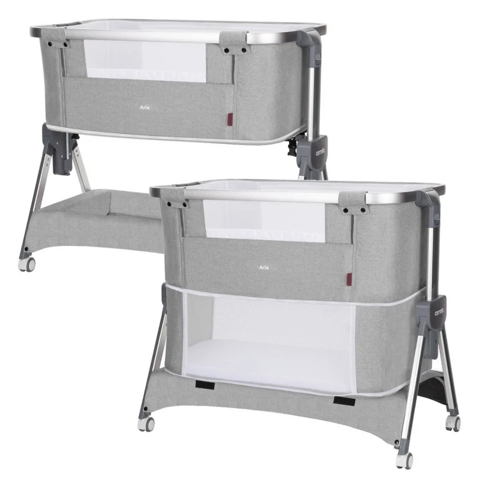 Детская кроватка-манеж Aria Carrello CRL-16401 Silver Grey