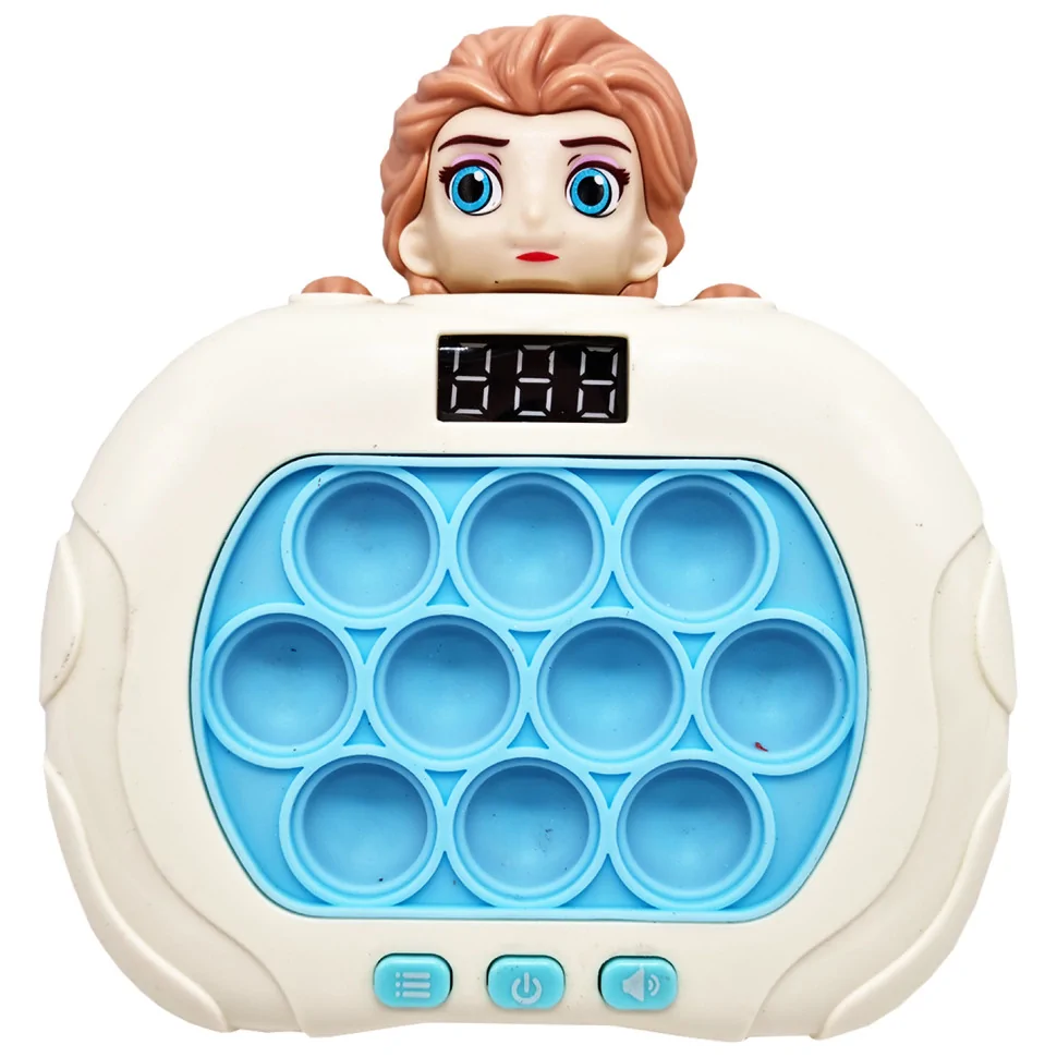 Електронна приставка Pop It консоль Quick Push Puzzle Game Fast Bambi ZZ-108(Blue)