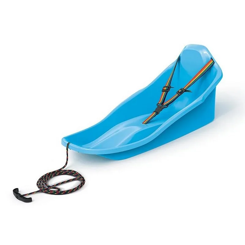 Санки детские Topo Prosperplast 5905197481937 со спинкой, синий цвет
