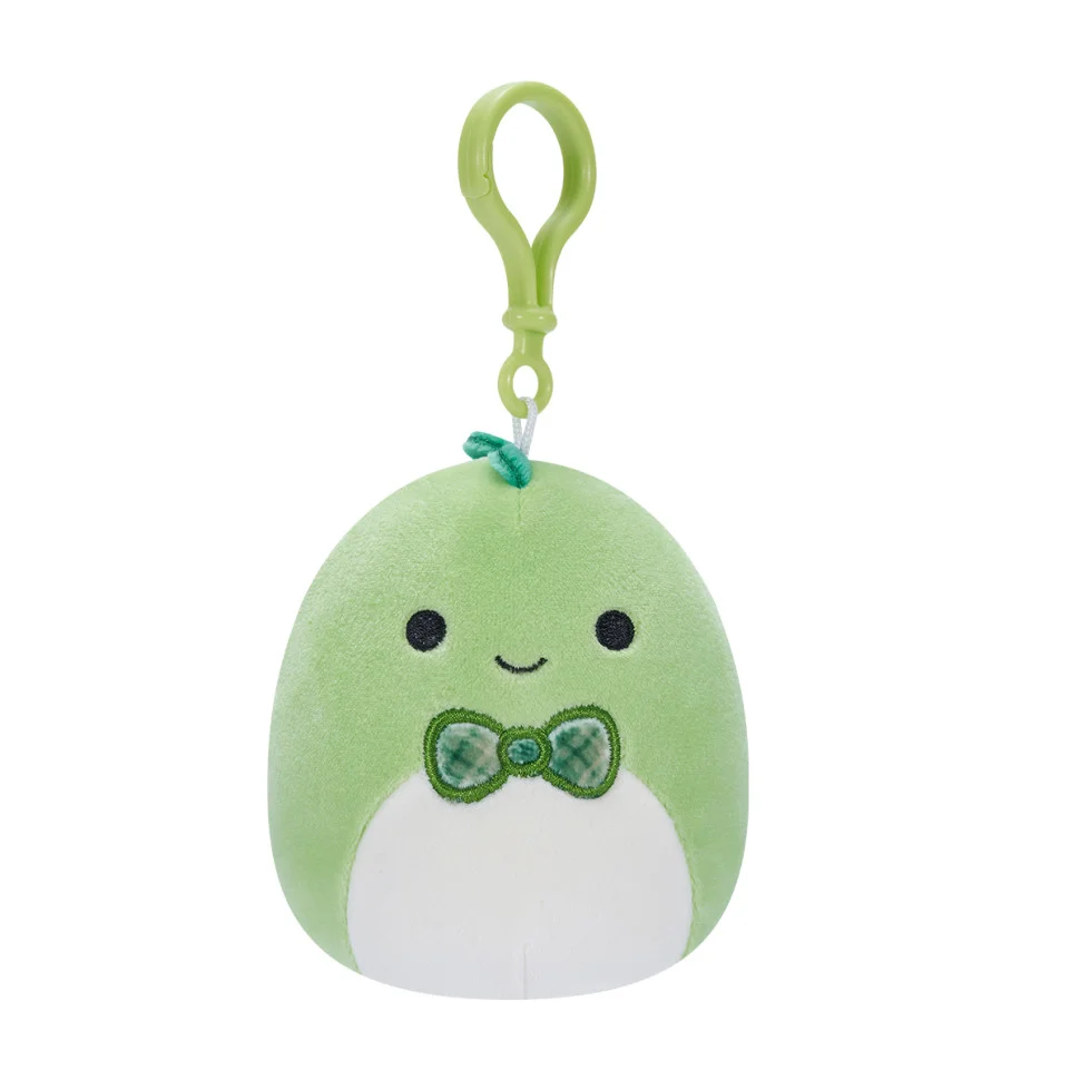 Мягкая игрушка Дино Денни Squishmallows SQCP00151 на клипсе 9 см