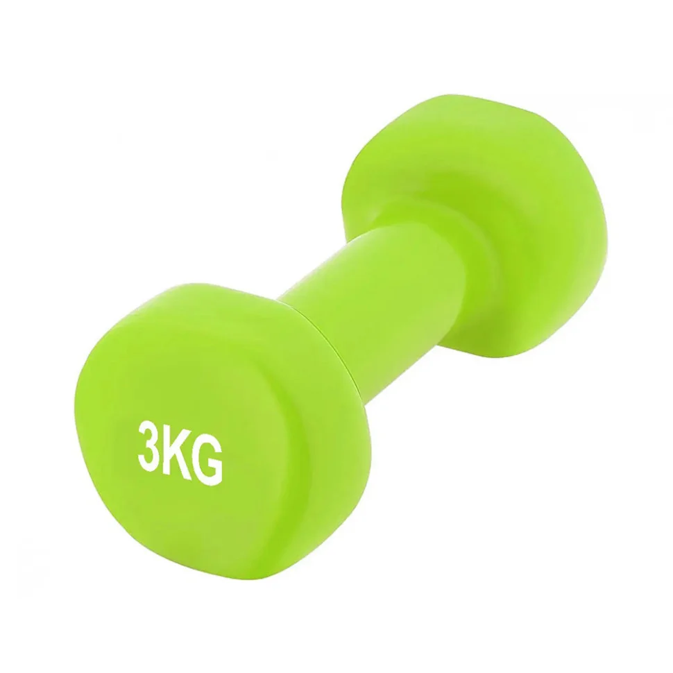 Гантель вінілова Achilles PowerPlay PP_4125_3kg, 3 кг Зелена 1 шт