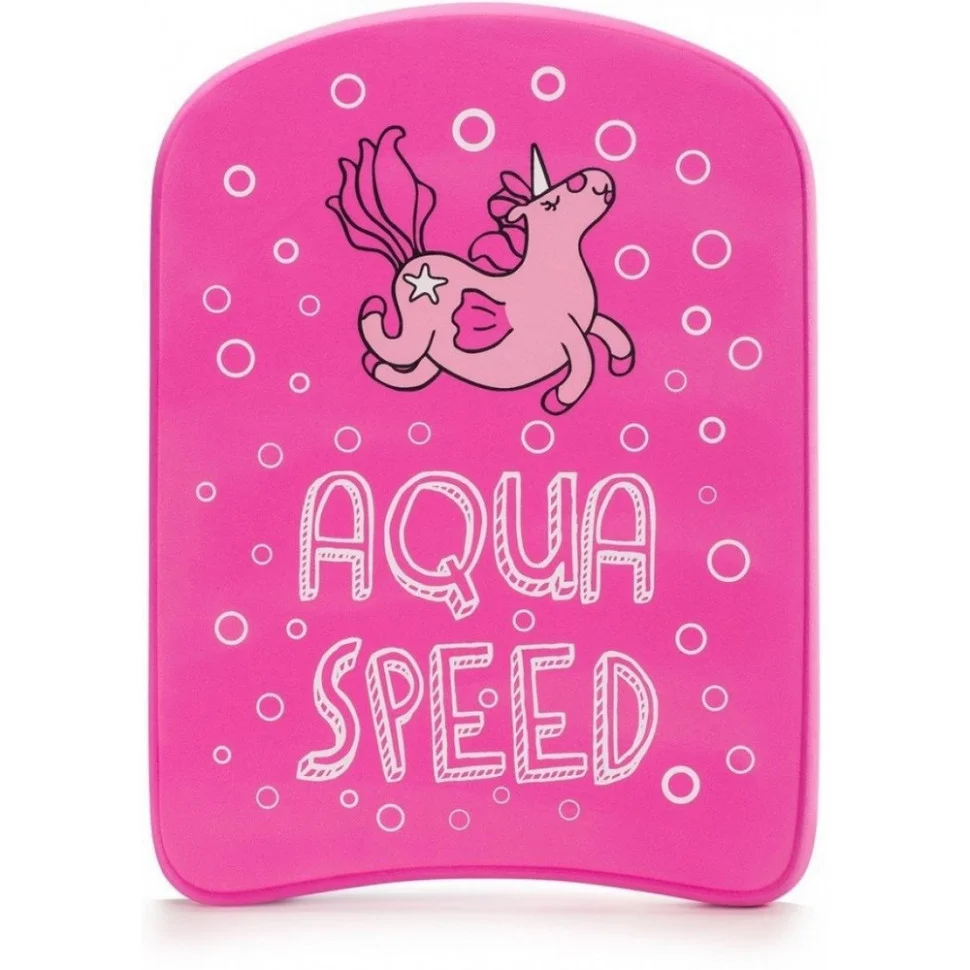 Доска для плавания KIDDIE KICKBOARD 6896 Unicorn Aqua Speed 186-unicorn, розовый 31 x 23 x 2,5 см