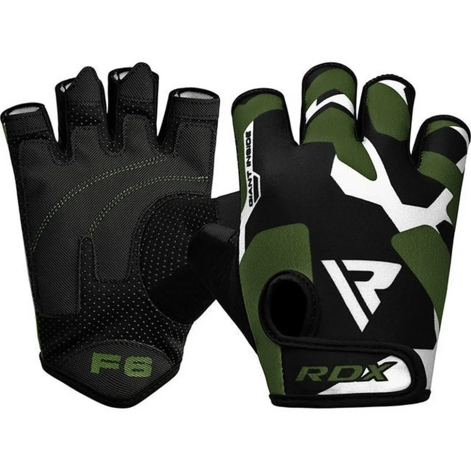 Перчатки для фитнеса F6 Sumblimation RDX Inc Limited WGS-F6GN-XL, Black/Green, XL