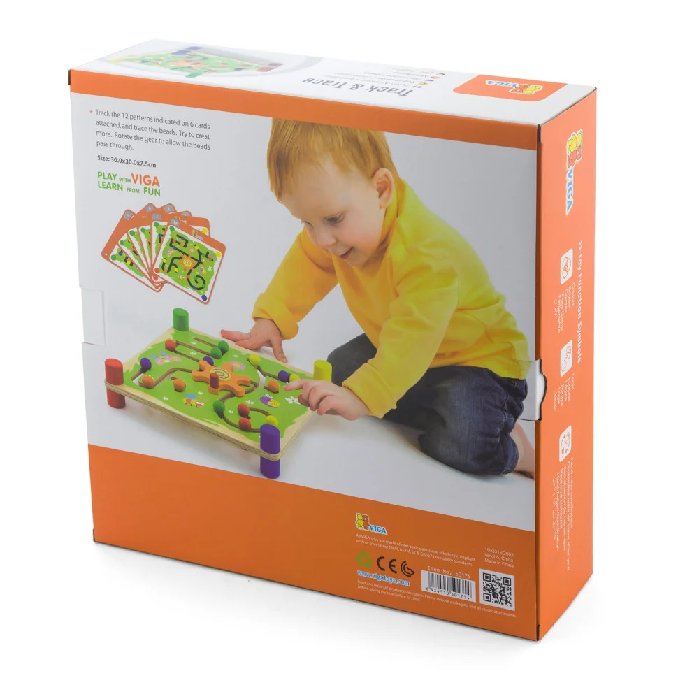 Розвиваючий лабіринт Кульки Viga Toys 50175 дерев'яний