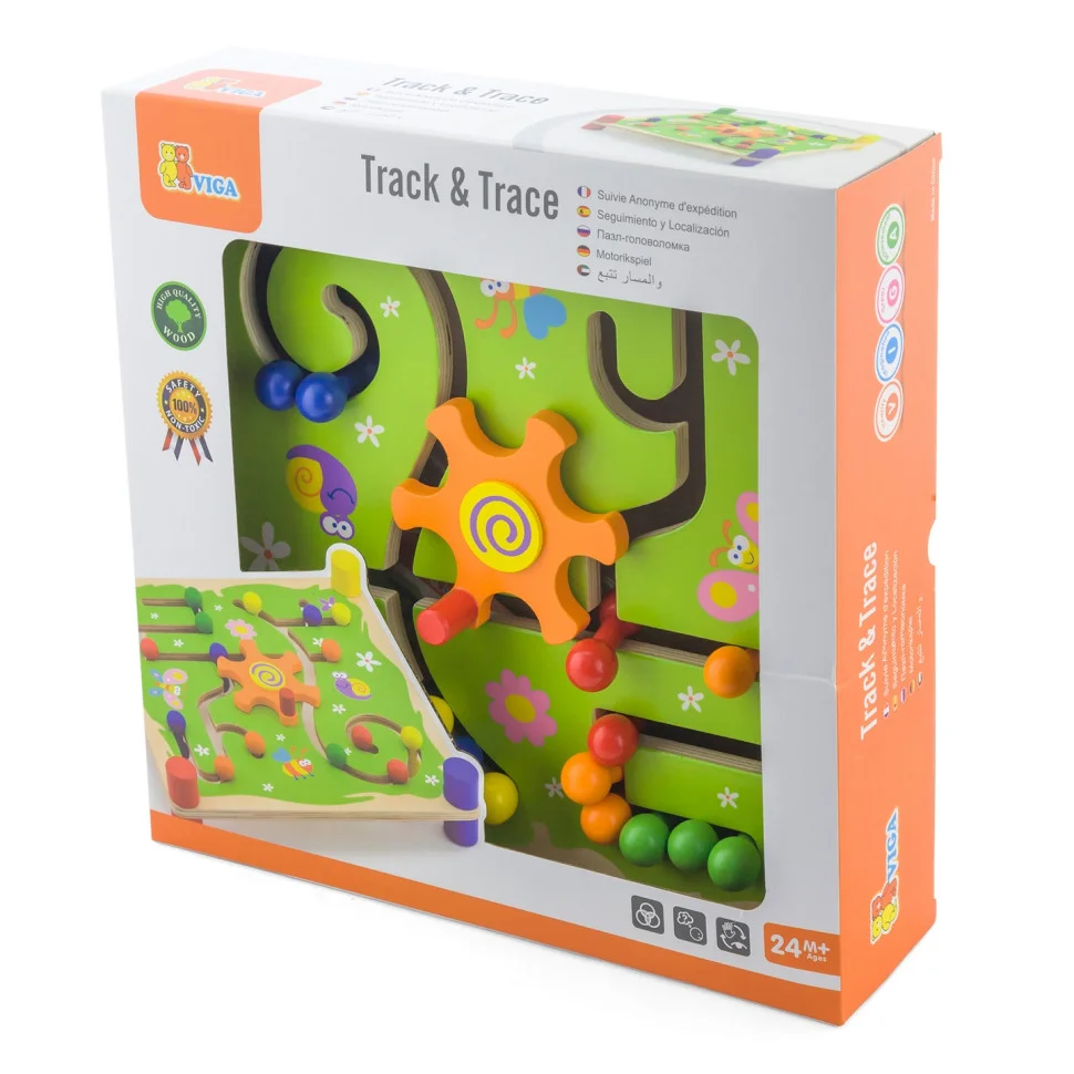 Розвиваючий лабіринт Кульки Viga Toys 50175 дерев'яний