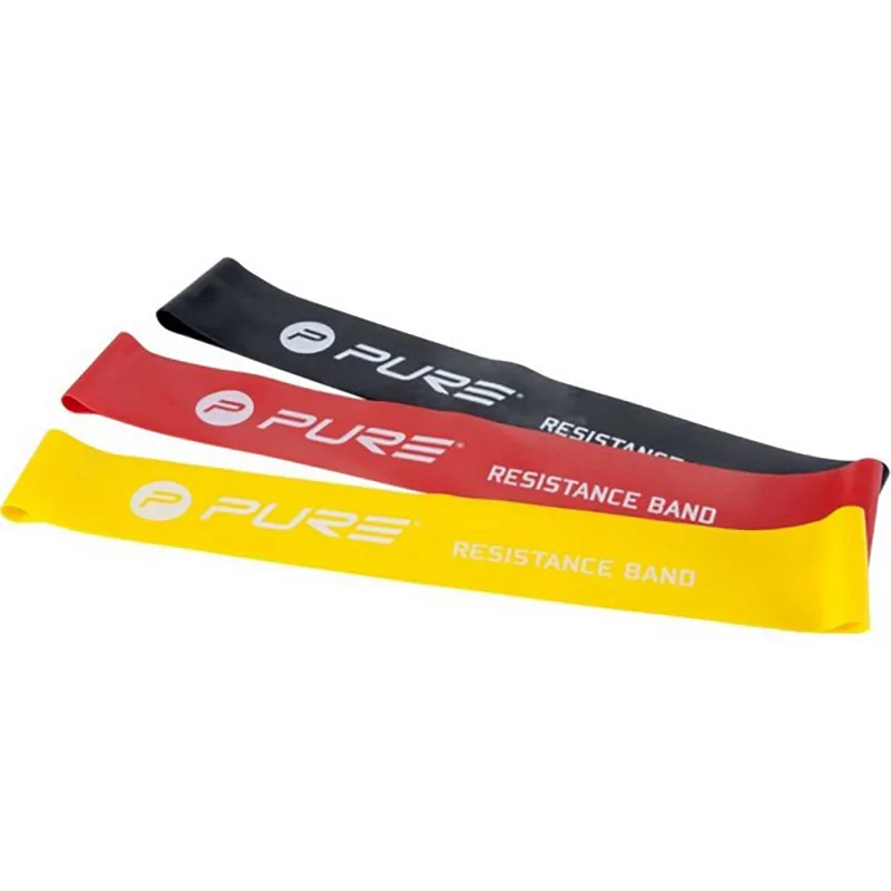 Набор малых эспандеров Pure2Improve P2I200130 черный, красный, желтый