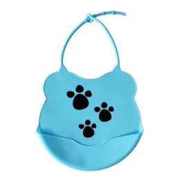 Детский слюнявчик Мини Mega Zayka MGZ-0604(Blue) силиконовый Детский слюнявчик Мини Mega Zayka MGZ-0604(Blue) силиконовый
