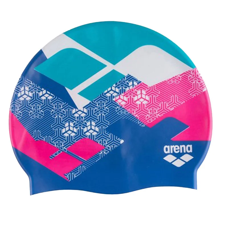 Шапка для плавания PRINT JR Arena 94171-238 мультиколор, OSFM 