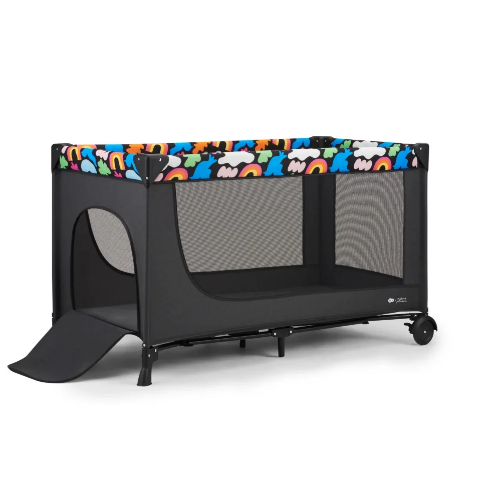 Детская кровать-манеж Joy 2 Happy Shapes Kinderkraft KLJOY02HAP00000
