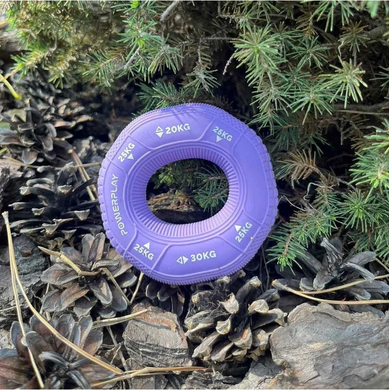 Эспандер кистевой силиконовый PP-4331 Hand Grip Medium PowerPlay PP_4331_Purple_(20-25-30) 20-25-30 кг, Фиолетовый