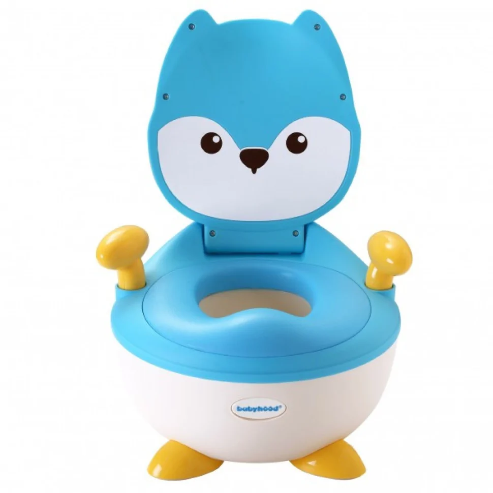 Детский горшок Лиса Babyhood BH-113FB, голубой