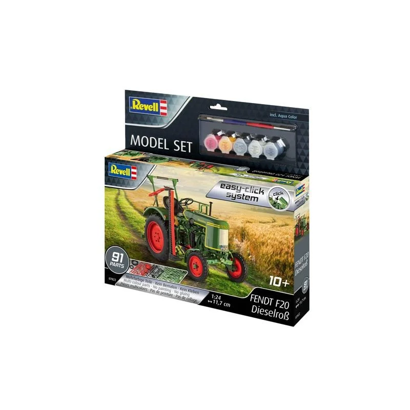 Збірна модель Трактор Fendt F20 «Dieselro?» Revell RVL-67822 рівень 2, масштаб 1:24
