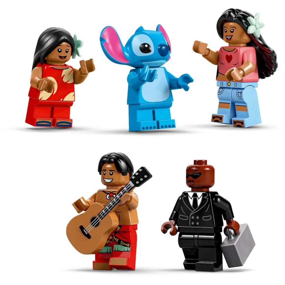Конструктор LEGO Disney Classic Пляжний будинок Ліло і Стіч 43268, 834 деталі