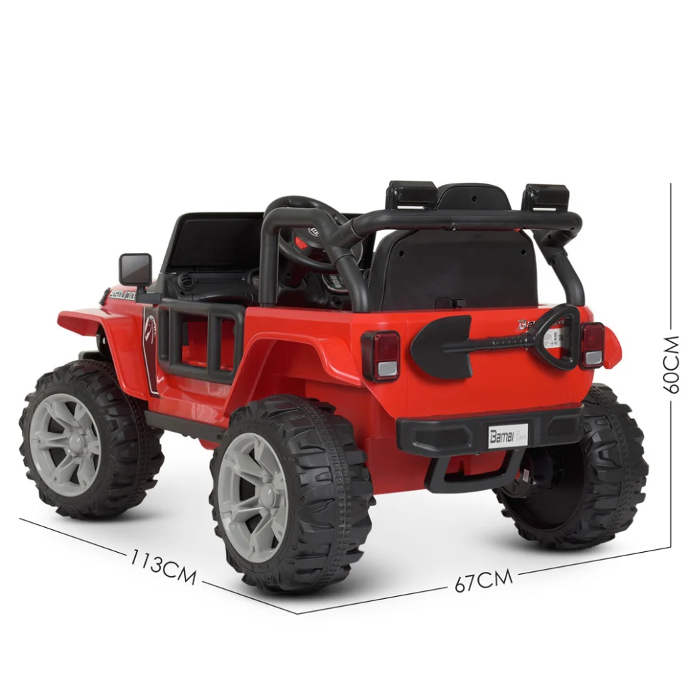 Детский электромобиль Джип Bambi Racer M 4282EBLR-3 до 30 кг 