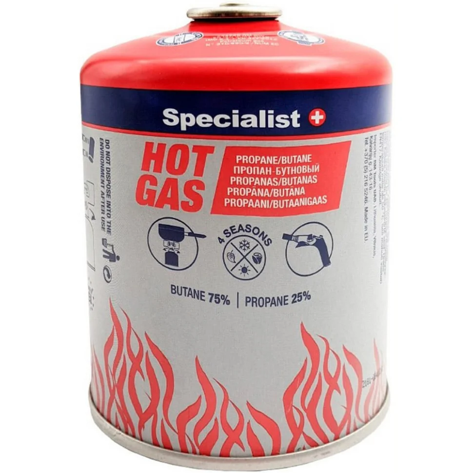Газовий туристичний балон Specialist 68-007, 450 г