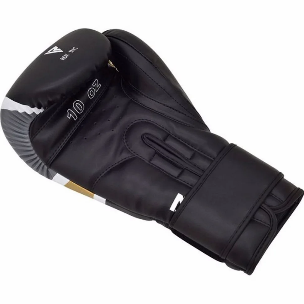 Боксерские перчатки F7 Ego RDX Inc Limited BGR-F7BGL-8oz, Black Golden 8 унций (капа в комплекте)