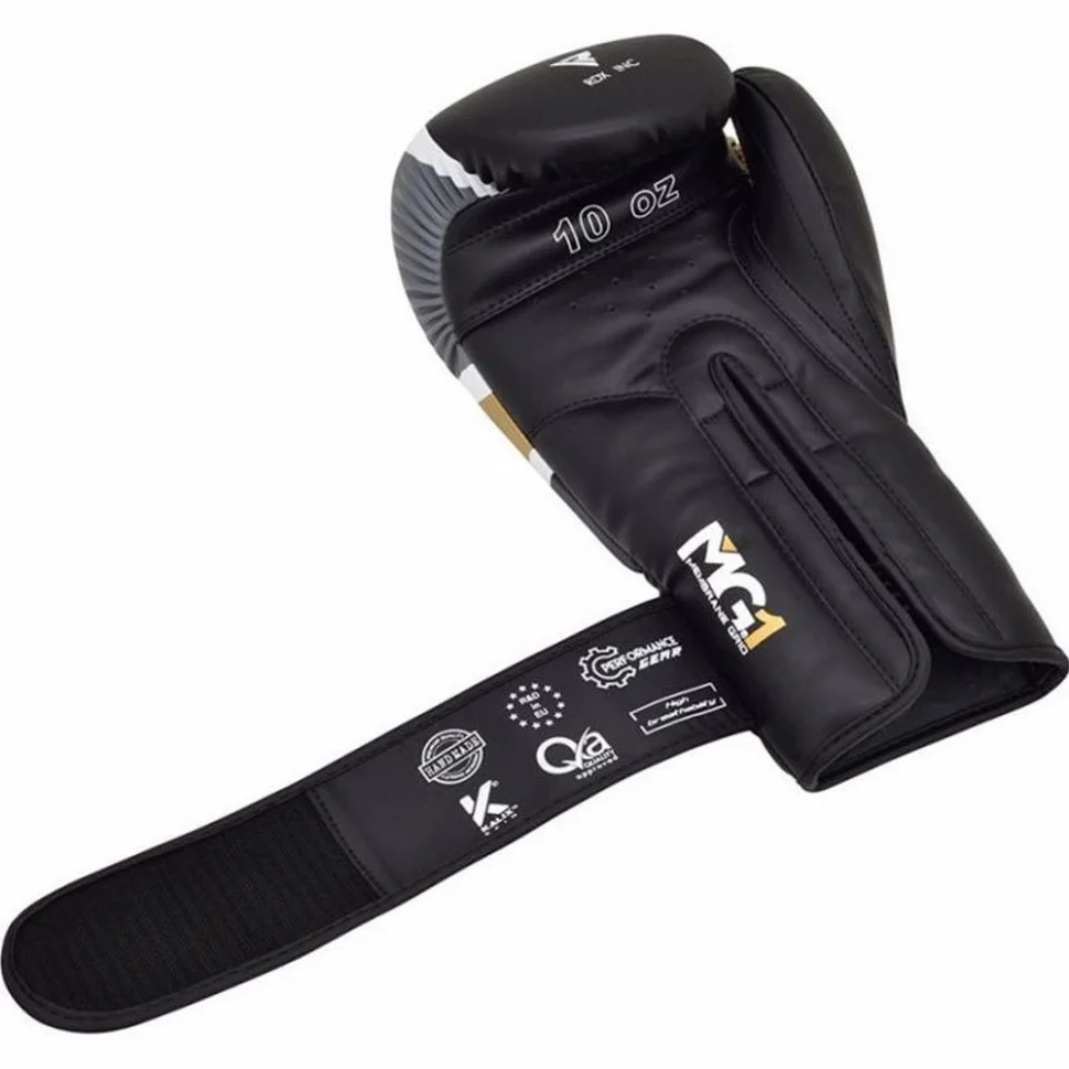 Боксерские перчатки F7 Ego RDX Inc Limited BGR-F7BGL-8oz, Black Golden 8 унций (капа в комплекте)