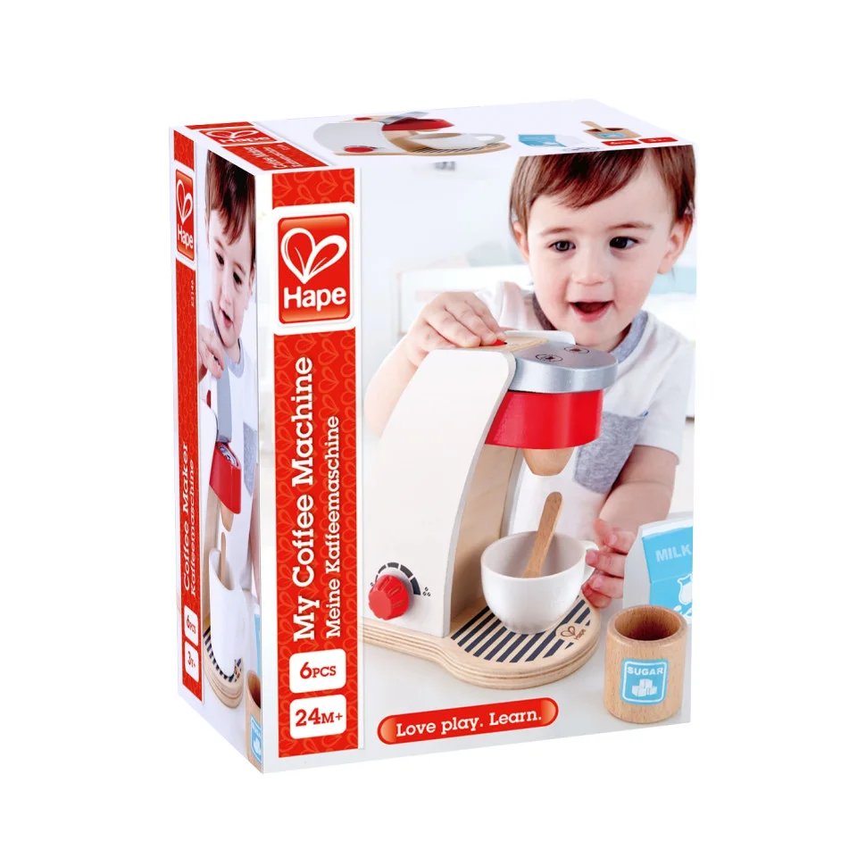 Игрушечная кофеварка Hape E3146 с чашкой и аксессуарами