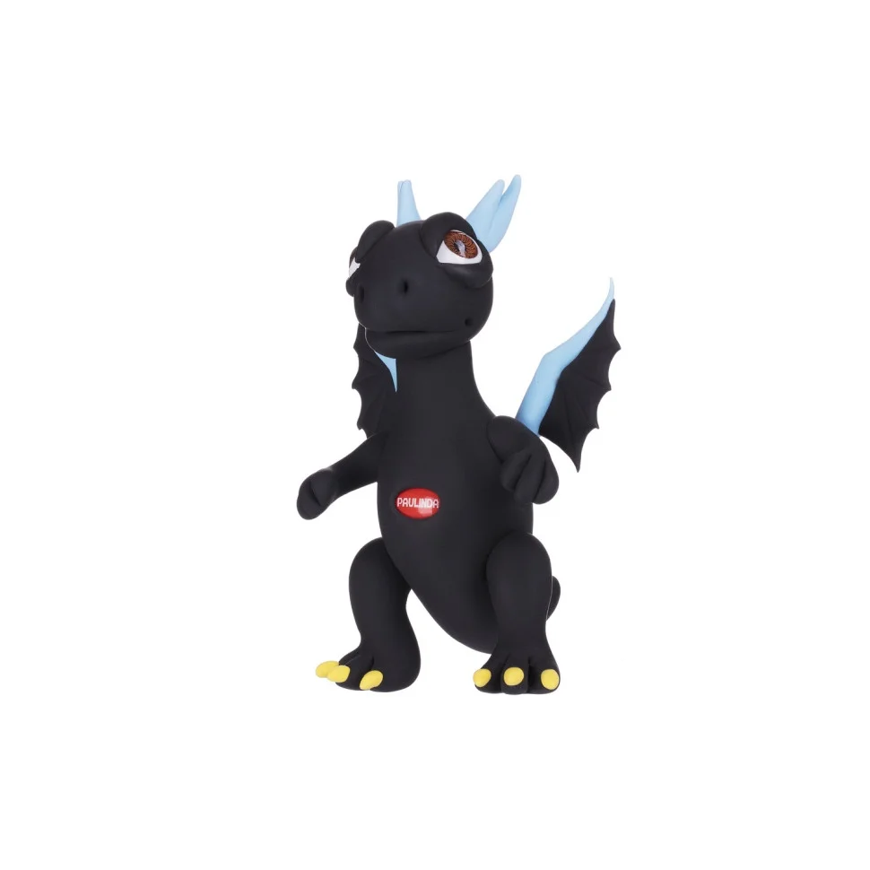 Маса для ліплення Paulinda Super Dough Cool Dragon Дракон чорний PL-081378-17
