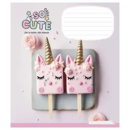 Тетрадь ученическая "Cute things" Школярик 024-3359L-4 в линию, 24 листов