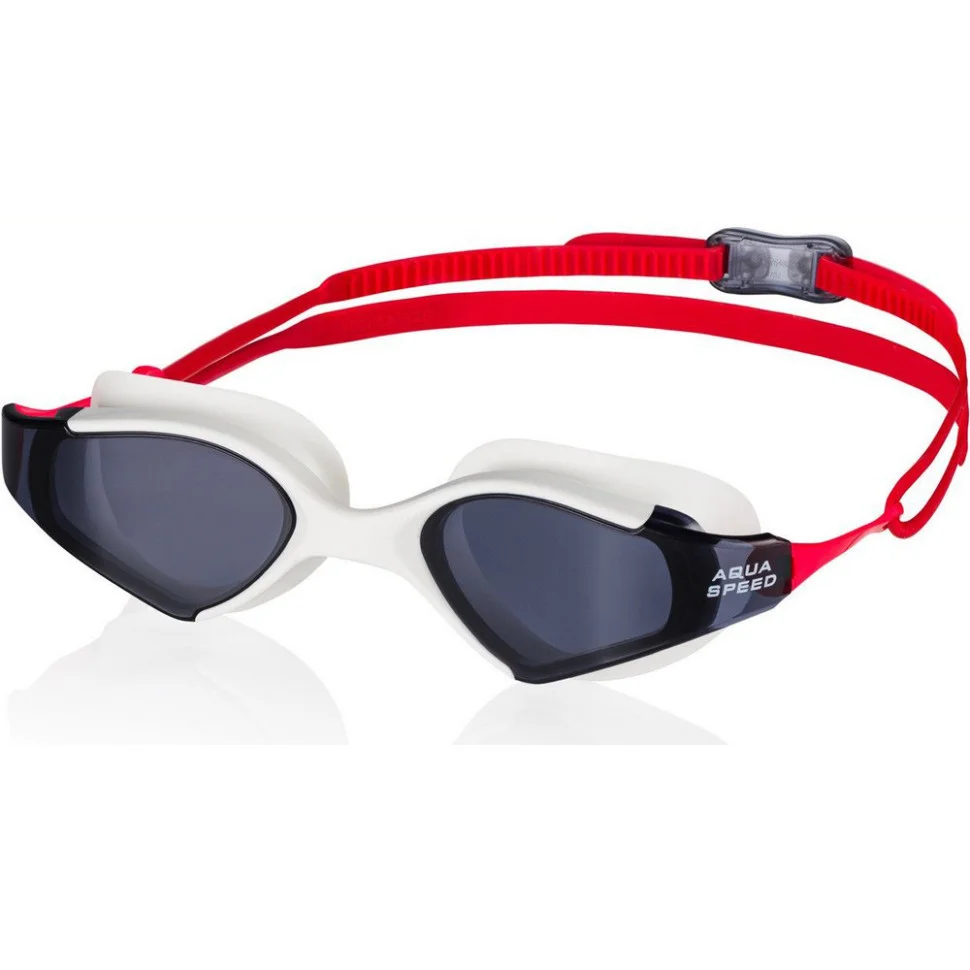 Очки для плавания BLADE Aqua Speed 059-53(6136) белый, красный, OSFM
