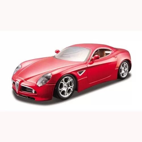 Автомодель - ALFA 8C COMPETIZIONE (2007) (красный , 1:32)