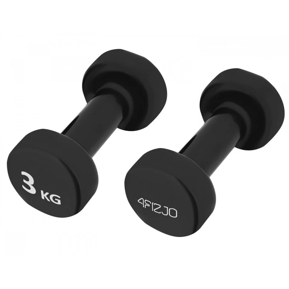 Гантелі вінілові 4FIZJO 4FJ0194, 2 x 3 кг