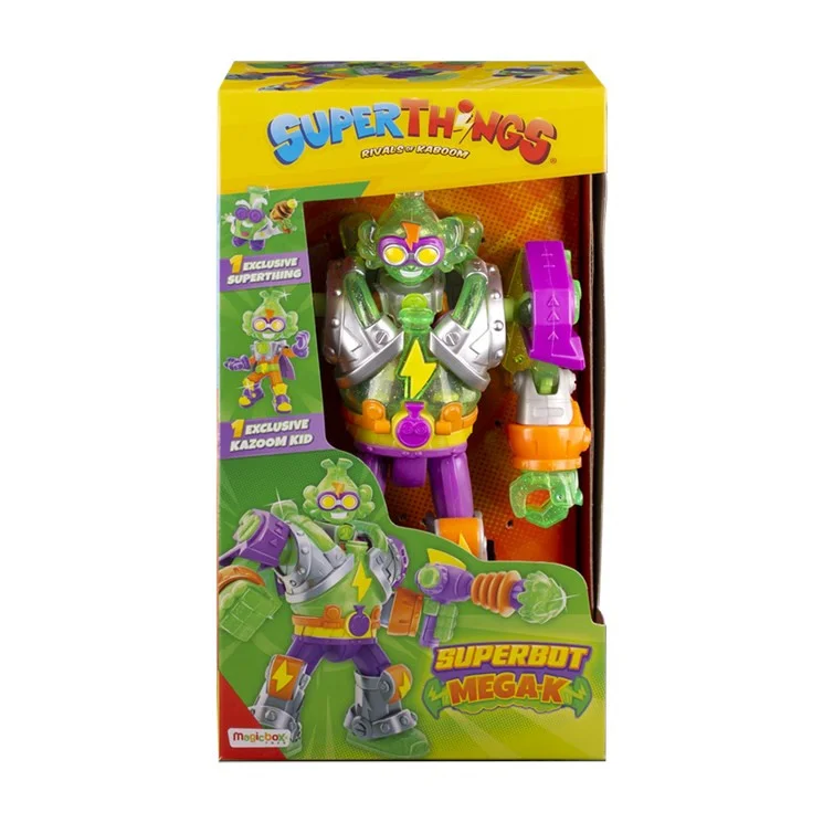 Игровой набор Супербот Мега-К Superthings S PSTSP116IN20 робот, казум-кид, фигурка