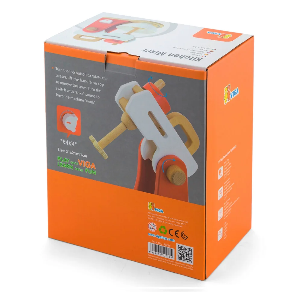 Іграшковий міксер Viga Toys 50235FSC дерев'яний