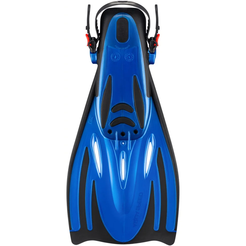Ласты детские WOMBAT KID Aqua Speed 528-11-1 черный, синий, размер 27-31