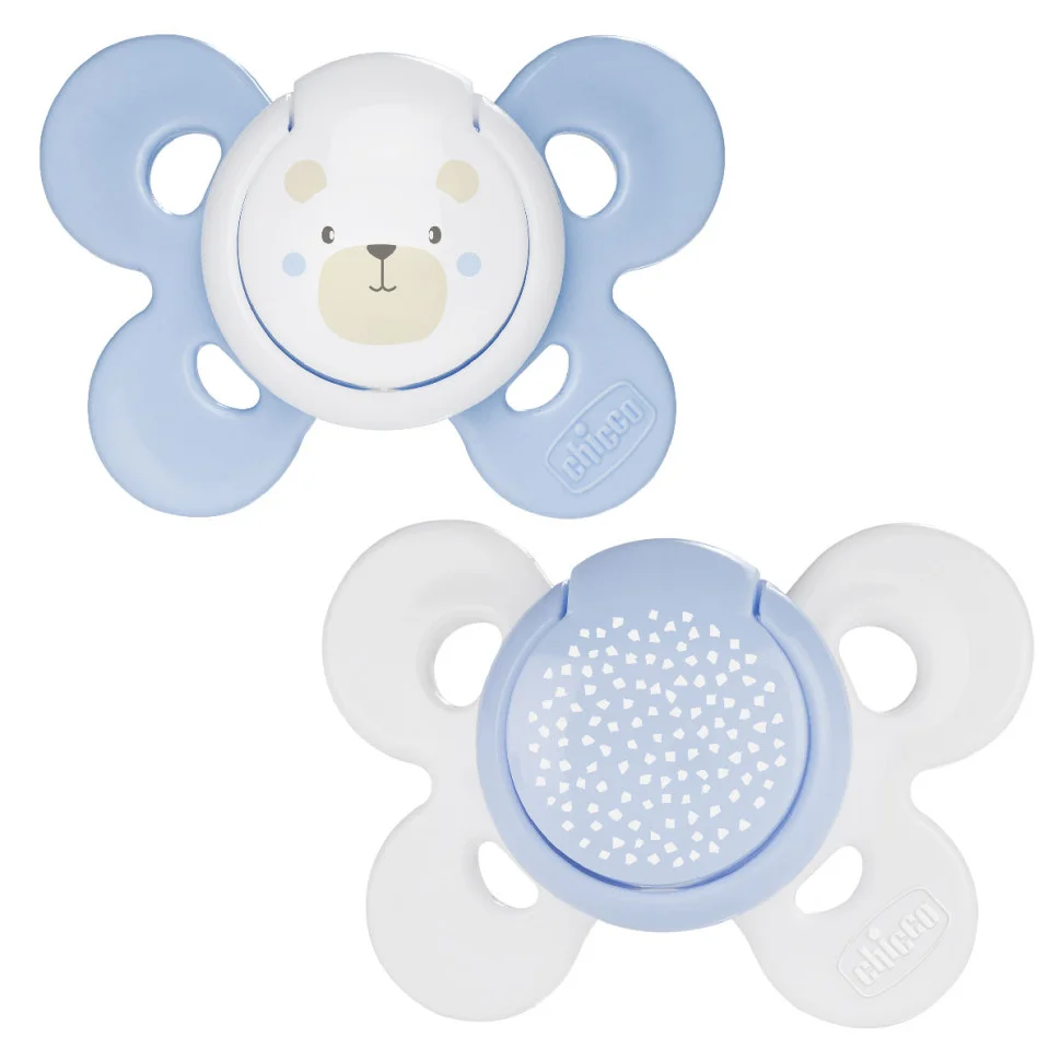 Пустышка Physio Comfort Chicco 74931.21.00.00 силиконовая от 0 до 6 месяцев 2 шт