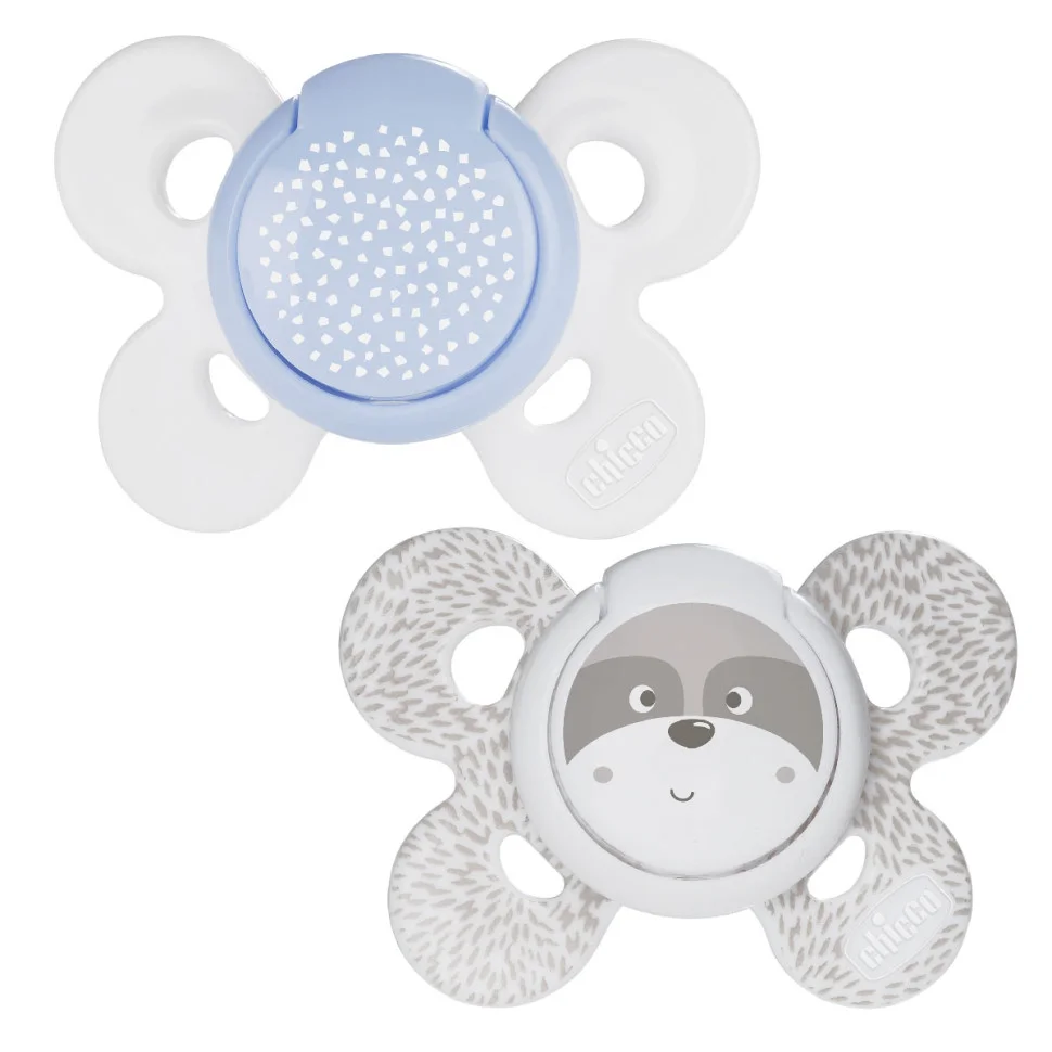 Пустышка Physio Comfort Chicco 74931.21.00.00 силиконовая от 0 до 6 месяцев 2 шт