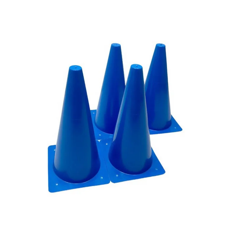 Конусы-фишки спортивные EasyFit EF-1679-4BL 32 см (набор 4 штуки) синие