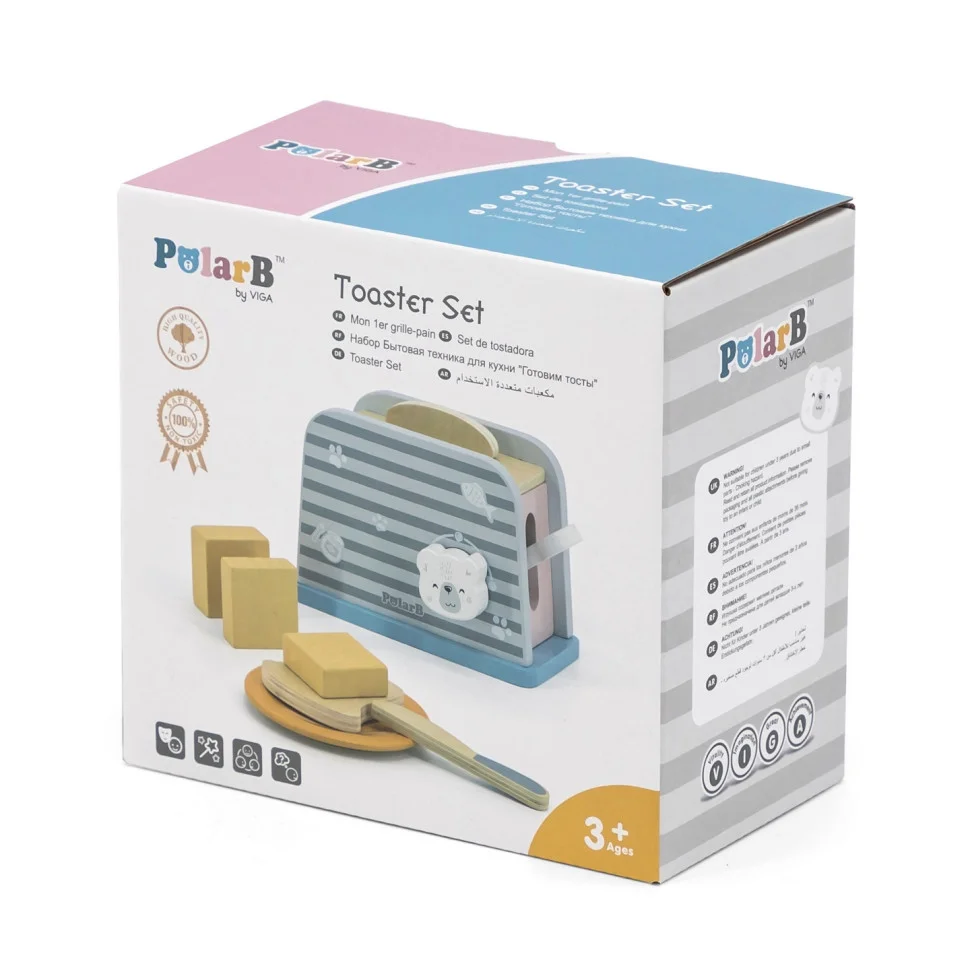 Игрушечный тостер Viga Toys PolarB 44017 деревянный