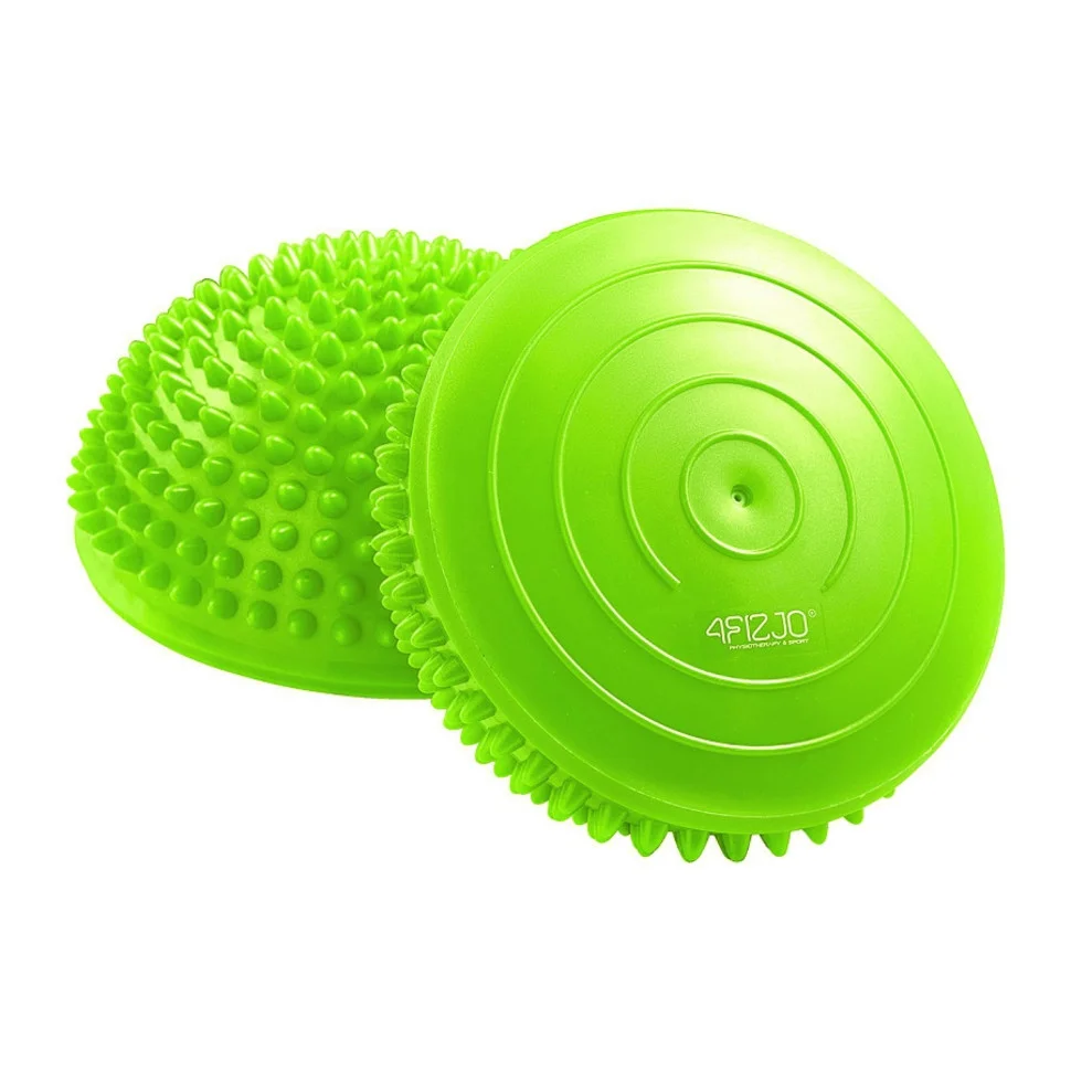 Півсфера масажна балансувальна Balance Pad 4FIZJO 4FJ0059 (масажер для ніг, стоп) 16 см, Green
