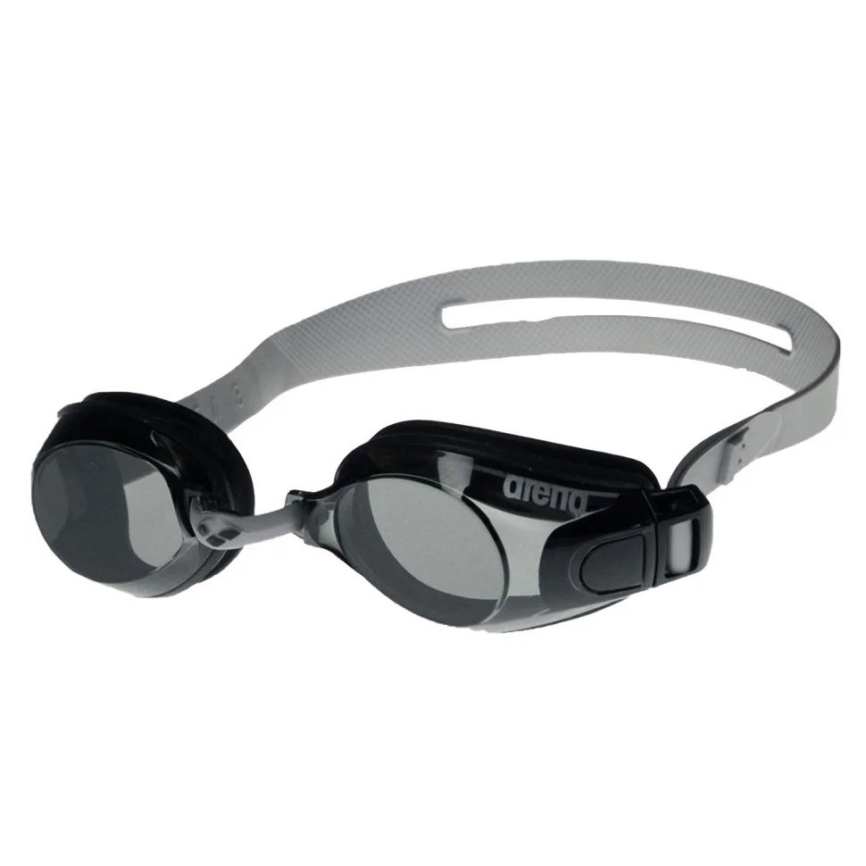 Окуляри для плавання ZOOM X-FIT Arena 92404-055 чорний, димчастий, сріблястий OSFM
