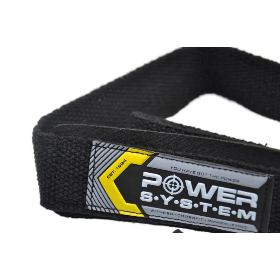 Лямки для тяги Power Straps Power System PS-3400_Bl/Yellow